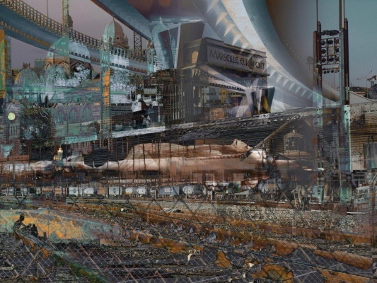 Regard hagard à gare